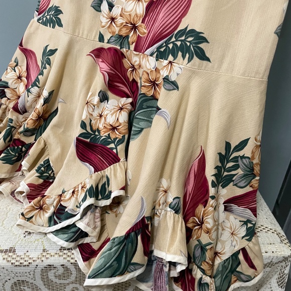 Retro Hawaiian dress size 12 - Picture 3 of 6